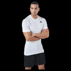 Clearance adidas Tennis Freelift Tee 000/white Flerfärgad