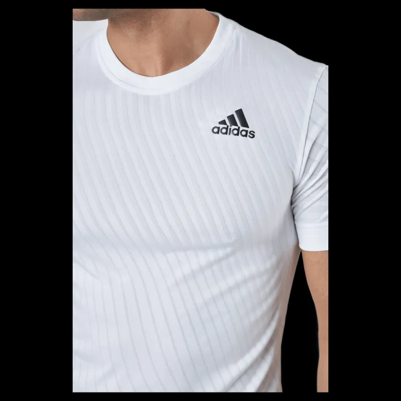 Clearance adidas Tennis Freelift Tee 000/white Flerfärgad