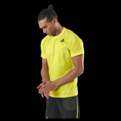 Outlet adidas Tennis Freelift T-Shirt Primeblue Heat Yellow Gul