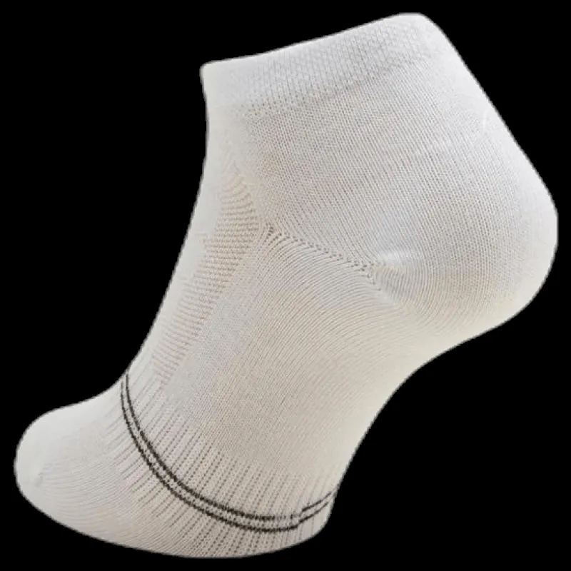 Norfolk Fresh- 3-Pack Cotton Low Cut Training Socks White Vit Hot