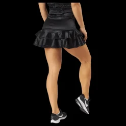 BOW19 Frida Frill Skirt Black Metallic Svart Online