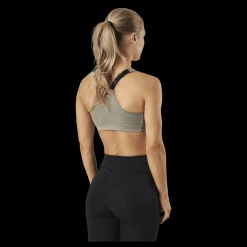 Stay in place Front Zip Sports Bra Green Grön Hot