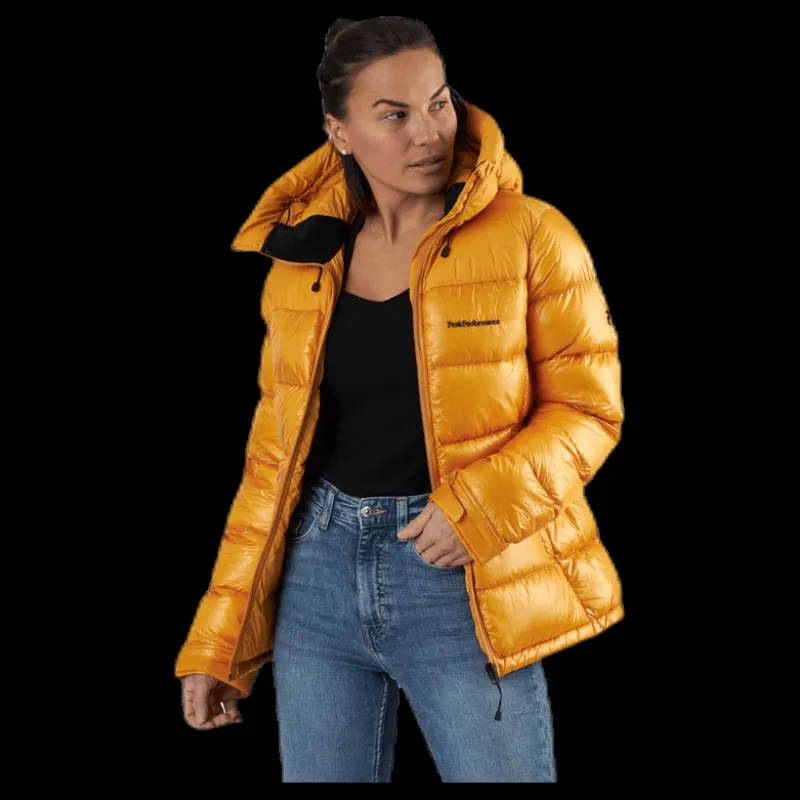 Clearance Peak Performance Frost Glacier Down Hood Orange