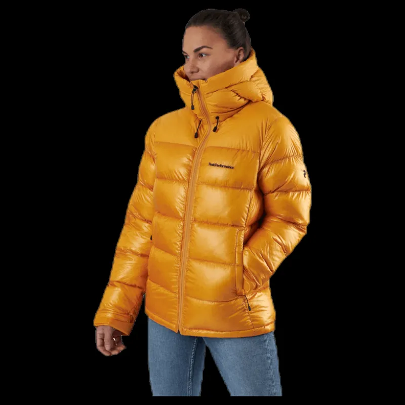 Clearance Peak Performance Frost Glacier Down Hood Orange