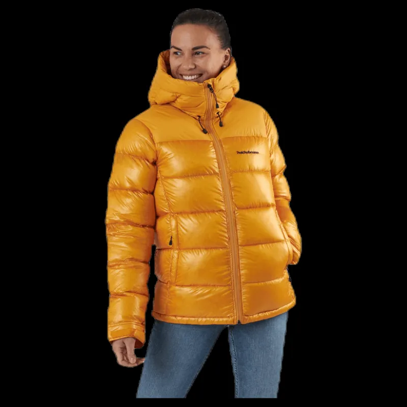 Clearance Peak Performance Frost Glacier Down Hood Orange