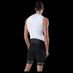 Odlo Fujin Tights Short Suspenders Bib White/Black Vit och Svart Best