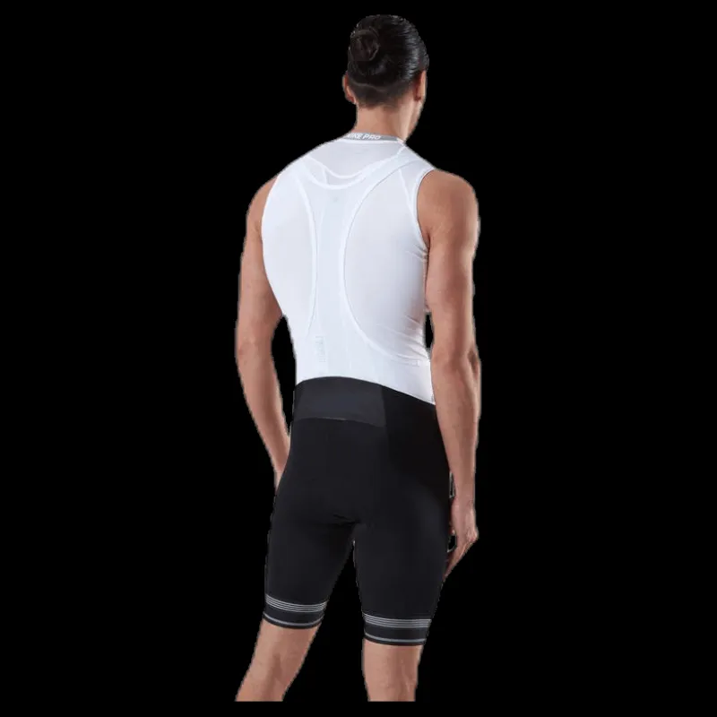 Odlo Fujin Tights Short Suspenders Bib White/Black Vit och Svart Best