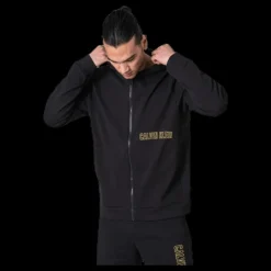Clearance Calvin Klein Full Zip Hooded Jacket Black Svart