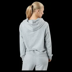Hot Calvin Klein Full Zip Hoodie Grey Heather Grå