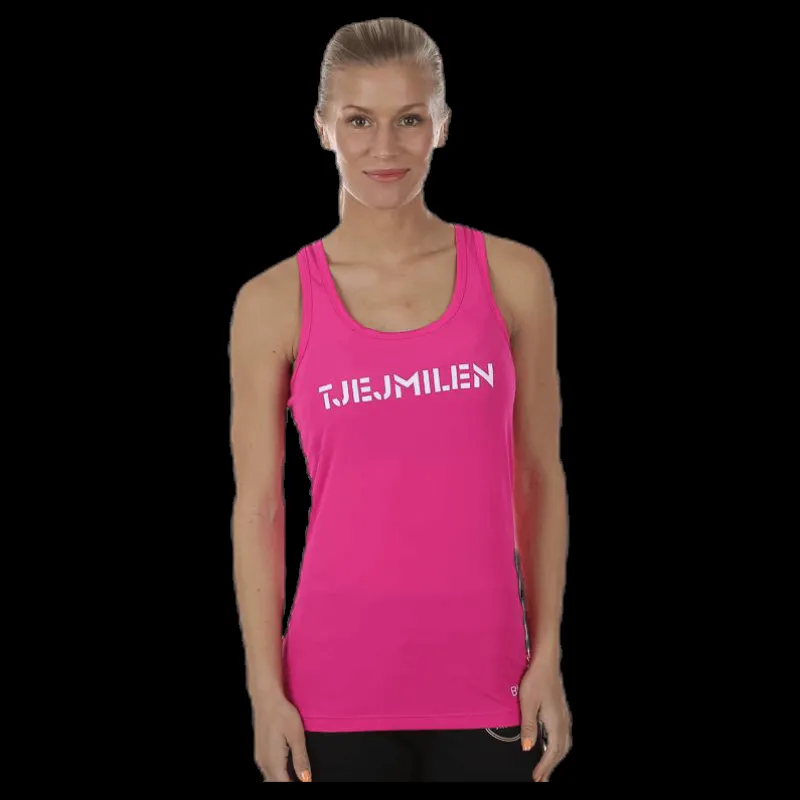 Clearance Tjejmilen Functional Tank Top Pink Rosa