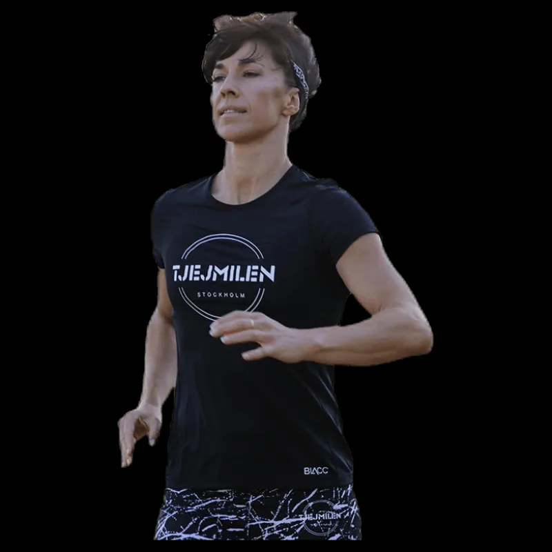 Sale Tjejmilen Functional T-Shirt Black Svart