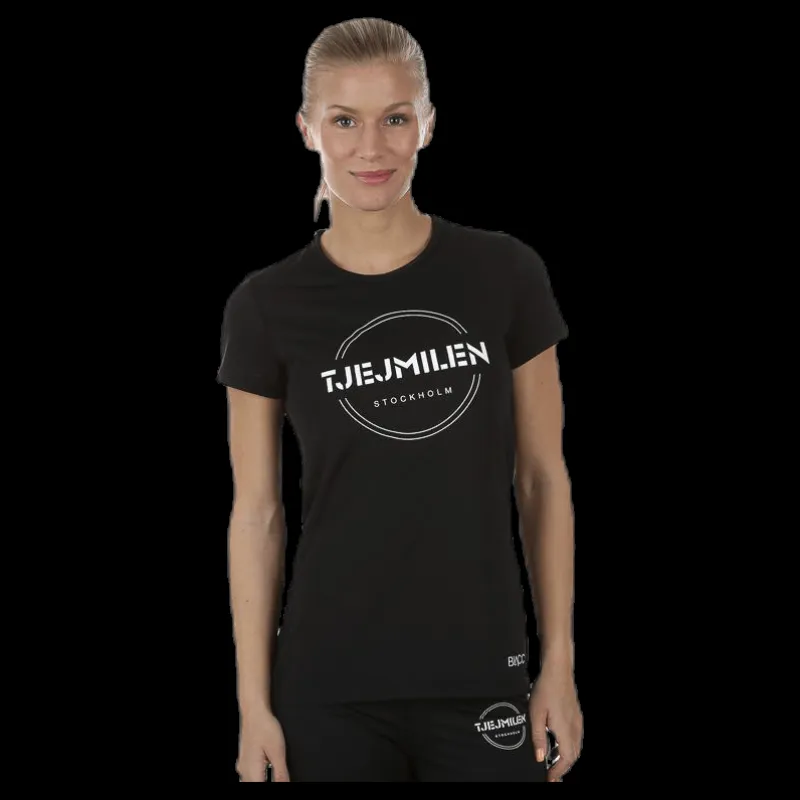 Sale Tjejmilen Functional T-Shirt Black Svart