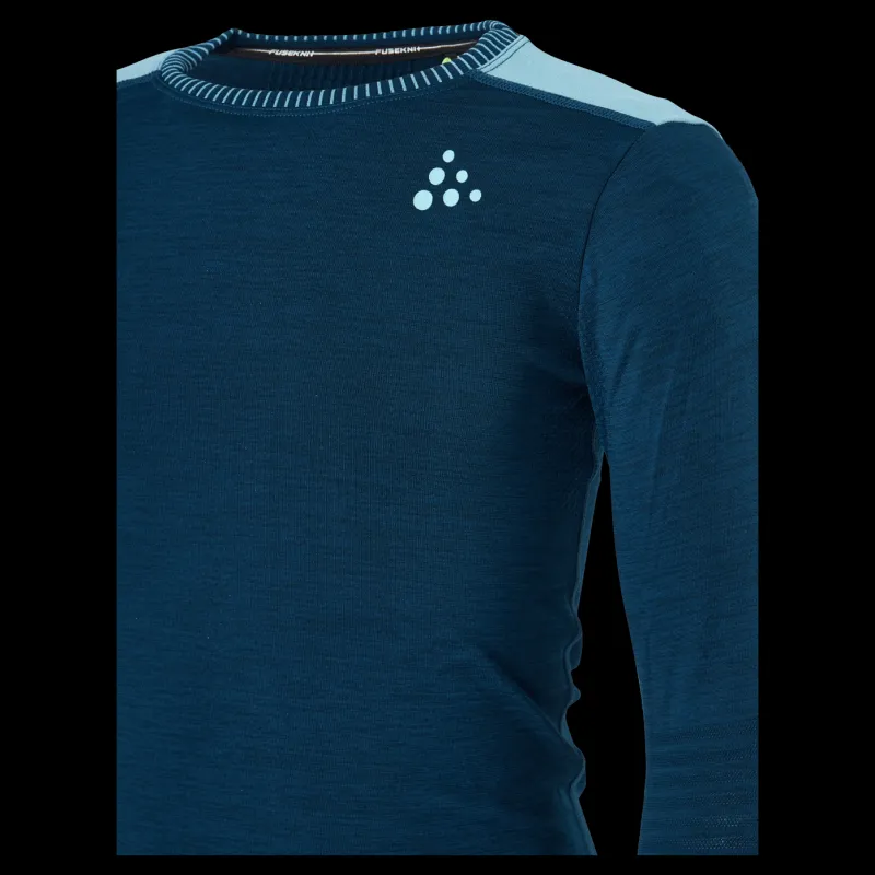 Craft Fuseknit Comfort Rn Ls Beat/area Blå Online