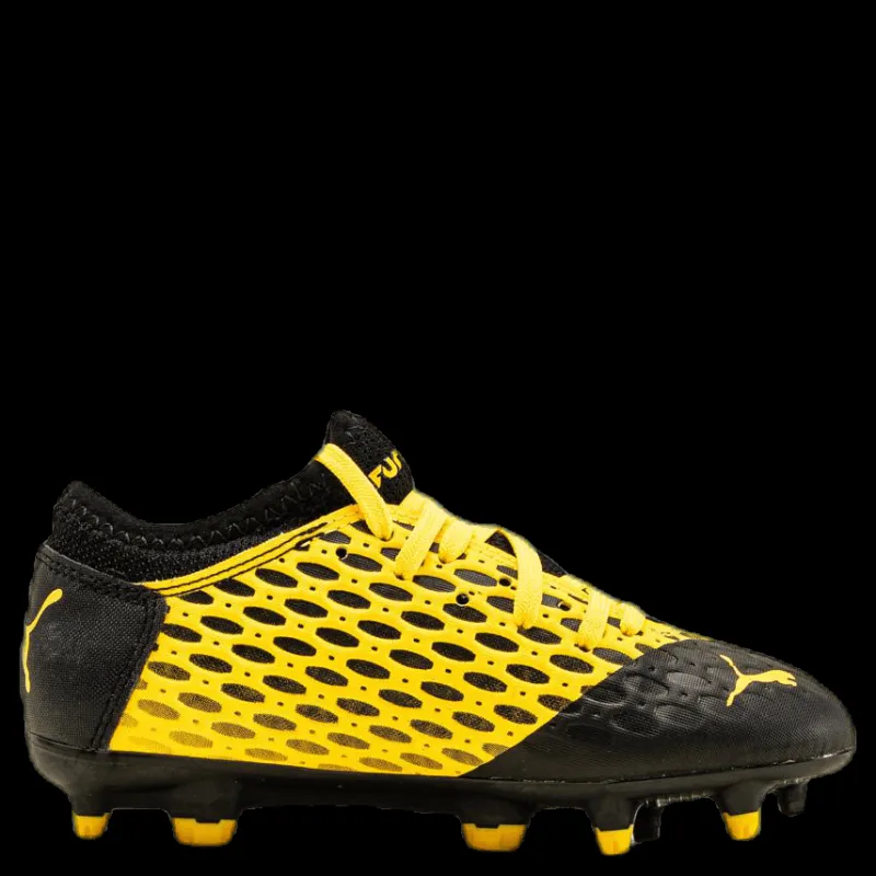 New Puma Future 5.4 FG/AG Junior Black/Yellow Svart och Gul