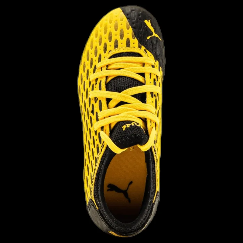 New Puma Future 5.4 FG/AG Junior Black/Yellow Svart och Gul