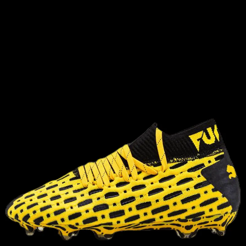 Puma Future 5.1 Netfit FG/AG Junior Black/Yellow Svart och Gul Hot