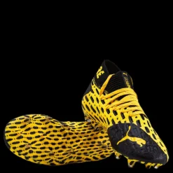 Puma Future 5.1 Netfit FG/AG Junior Black/Yellow Svart och Gul Hot