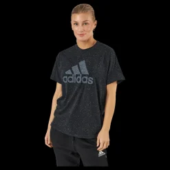 adidas Future Icons Winners 3.0 T-Shirt Black Melange Svart Hot