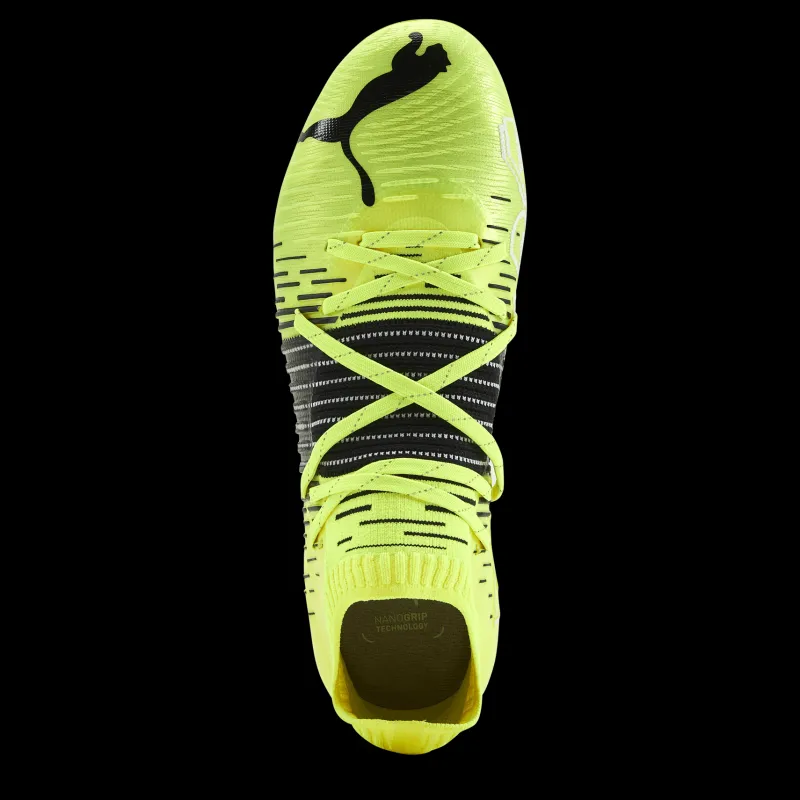 Puma Future Z 1.1 FG/AG White/Black/Yellow Gul Clearance