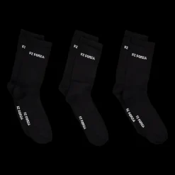 FZ FORZA Fz Sock Classic 3 Pack Black Svart Hot