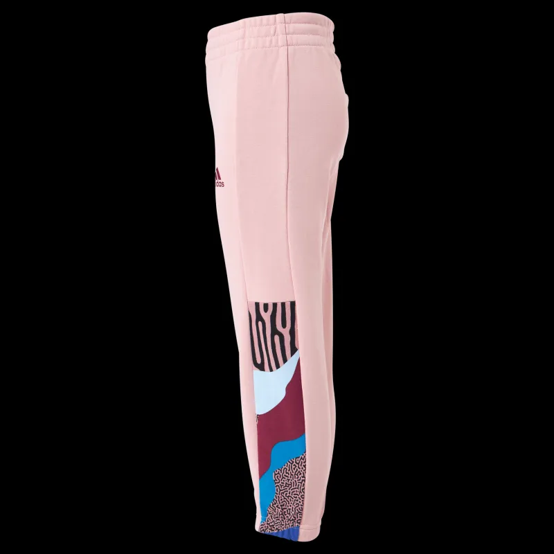 adidas G Aop Cotton Ts Top:wonder Mauve/legacy Burgun Rosa Best
