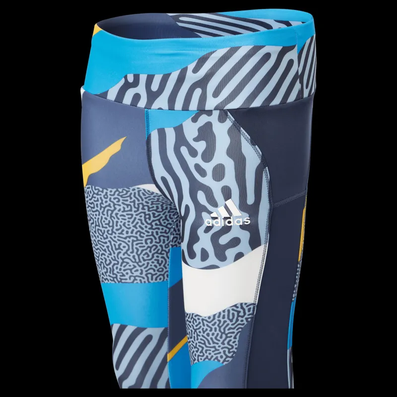 New adidas G Pw Ar Tight Top:wonder White/magic Grey/co Flerfärgad