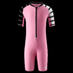 Reima Galapagos Sunproof Recycled Swim Overall Pink Rosa