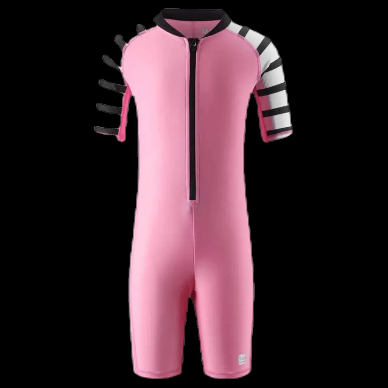 Reima Galapagos Sunproof Recycled Swim Overall Pink Rosa
