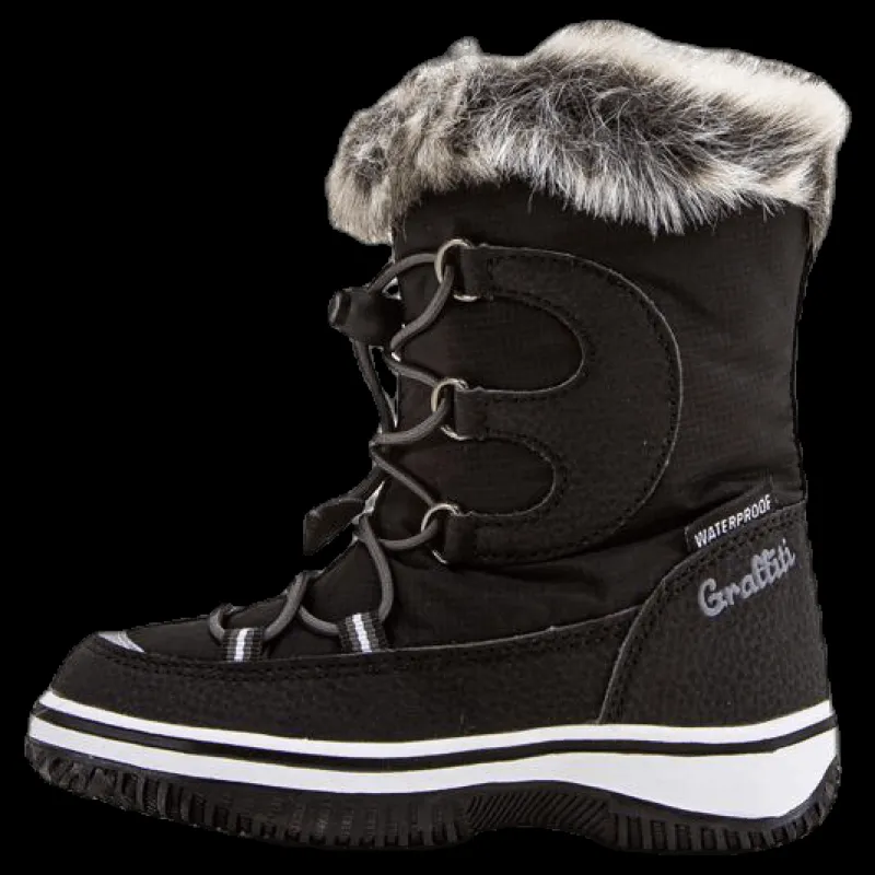 New Graffiti Galena Park WP Winterboot Black Svart