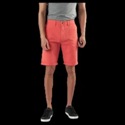 Vinson Polo Club Garret Chino Shorts Orange Clearance