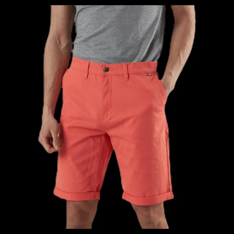 Vinson Polo Club Garret Chino Shorts Orange Clearance