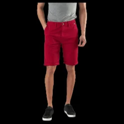 Discount Vinson Polo Club Garret Chino Shorts Red Röd