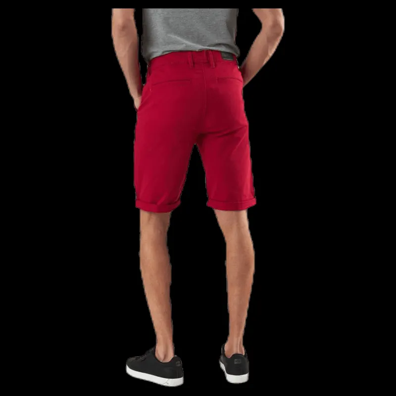 Discount Vinson Polo Club Garret Chino Shorts Red Röd