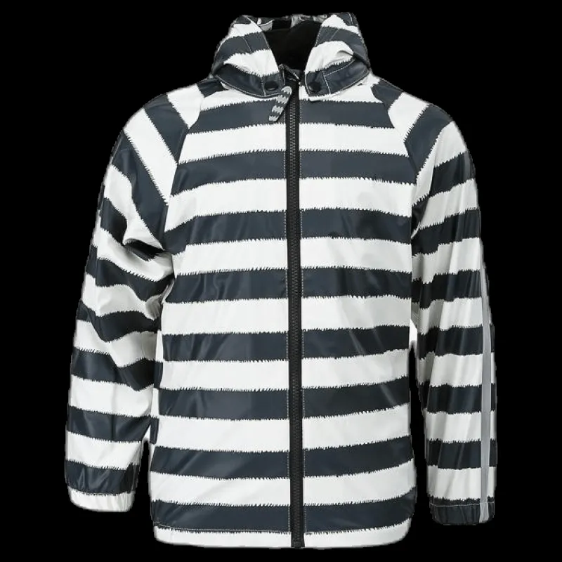 Racoon Gary Fleece Rain Set White/Black Vit och Svart Best