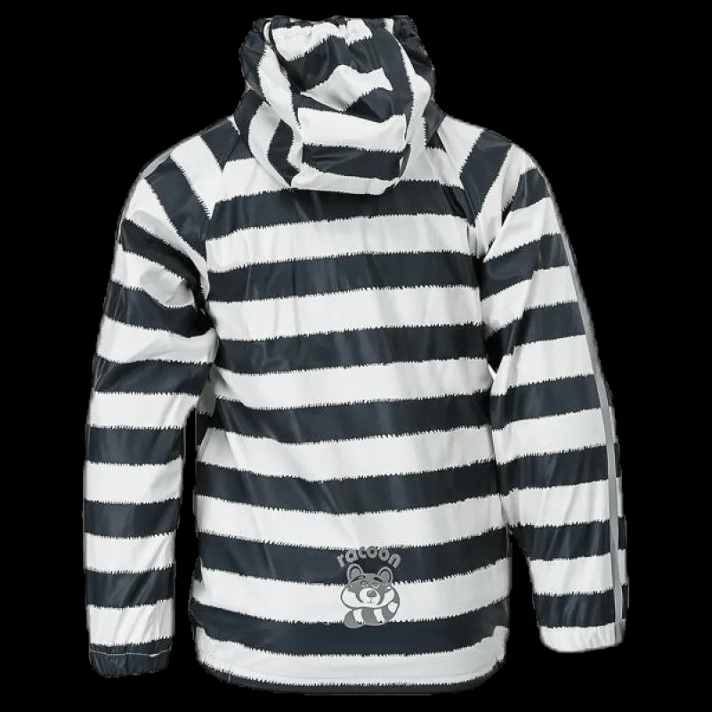 Racoon Gary Fleece Rain Set White/Black Vit och Svart Best