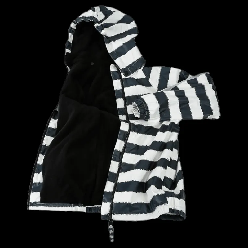 Racoon Gary Fleece Rain Set White/Black Vit och Svart Best