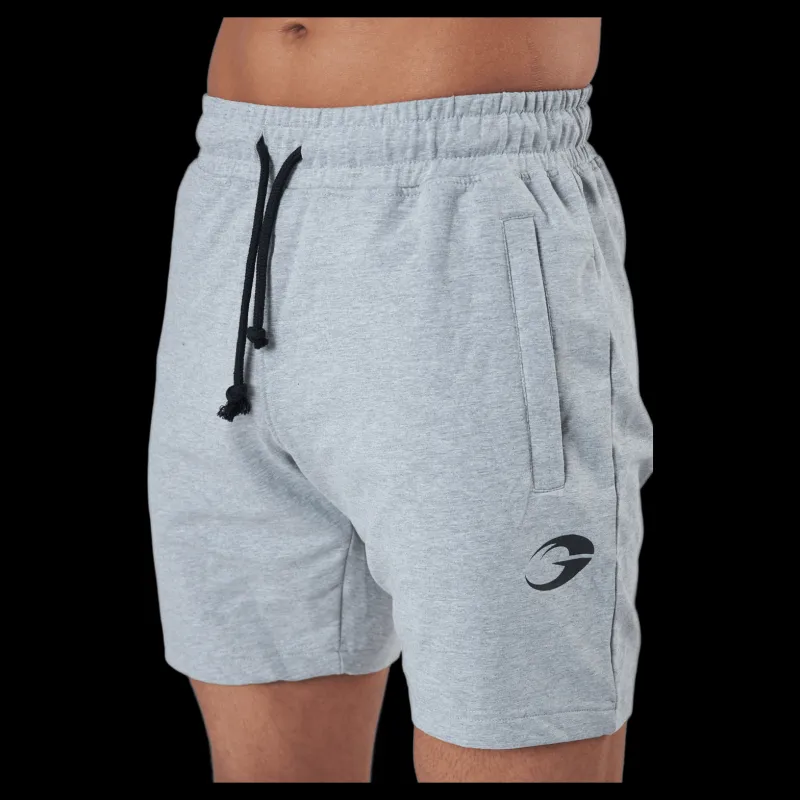 GASP Tap. Sw. Shorts Light Grey Melange Grå New