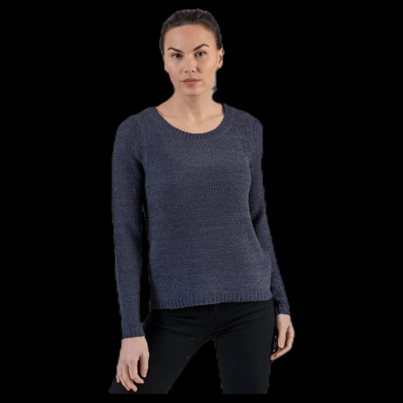Only Geena Xo L/S Pullover Knt Blue Blå Sale