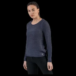 Only Geena Xo L/S Pullover Knt Blue Blå Sale