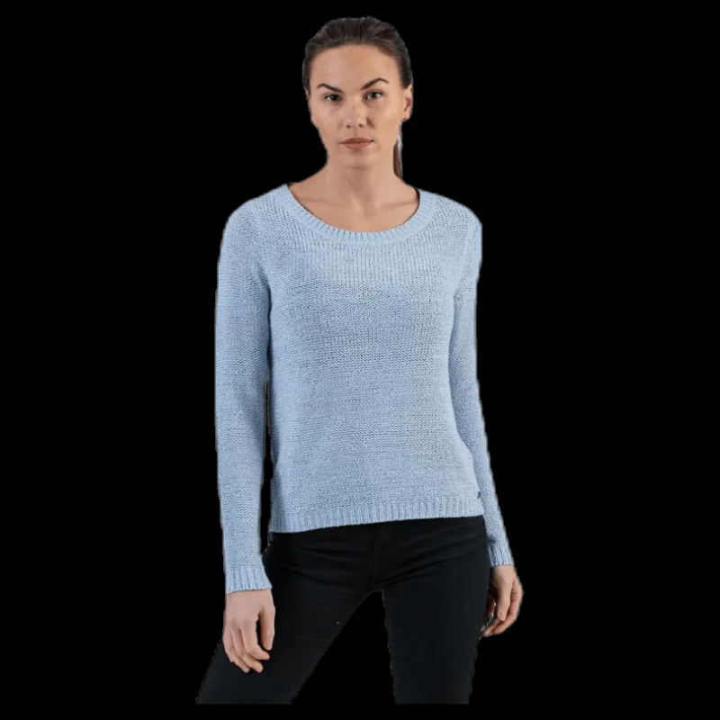 Sale Only Geena Xo L/S Pullover Knt Blue Blå