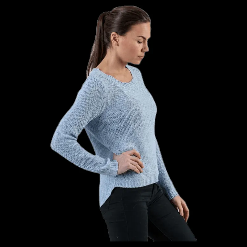 Sale Only Geena Xo L/S Pullover Knt Blue Blå