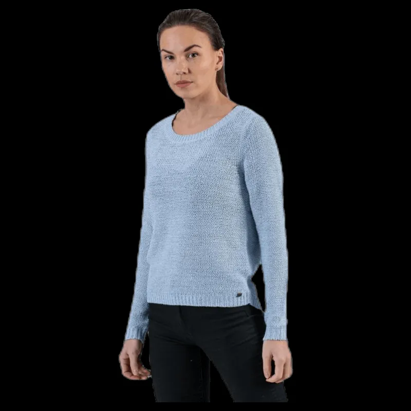 Sale Only Geena Xo L/S Pullover Knt Blue Blå