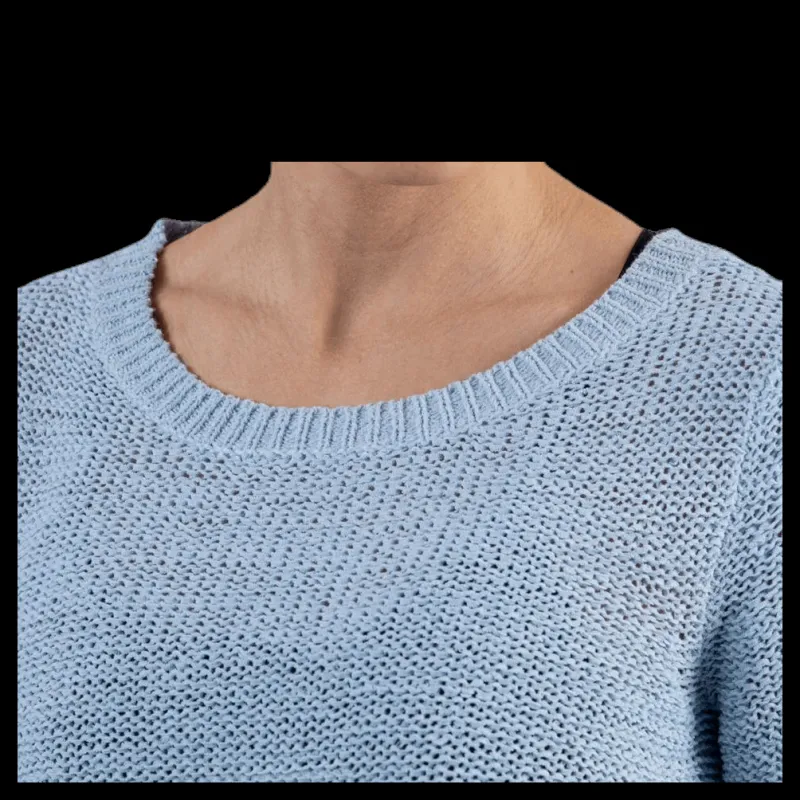 Sale Only Geena Xo L/S Pullover Knt Blue Blå