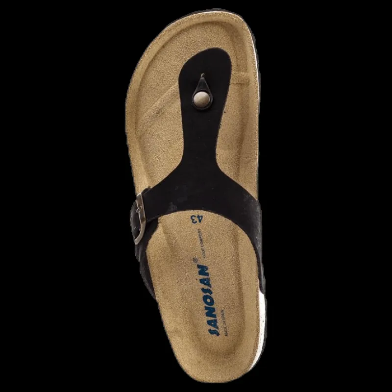 Clearance Sanosan Geneve Nubuck Black Svart