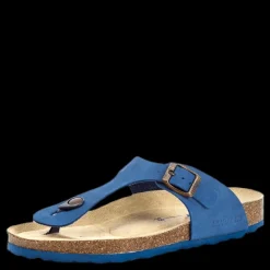 Online Sanosan Geneve Nubuck Blue Blå