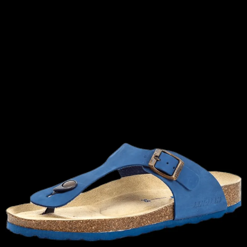 Online Sanosan Geneve Nubuck Blue Blå