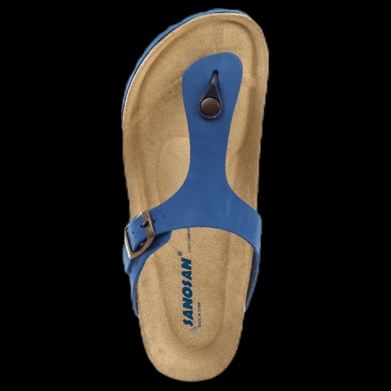 Online Sanosan Geneve Nubuck Blue Blå
