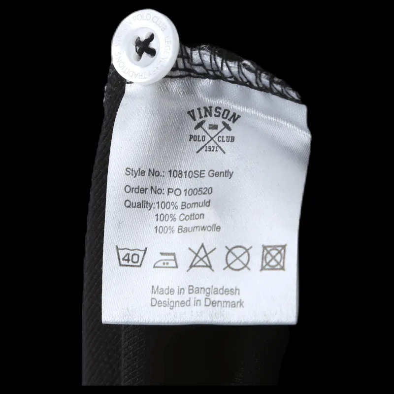 Hot Vinson Polo Club Gently Black Svart