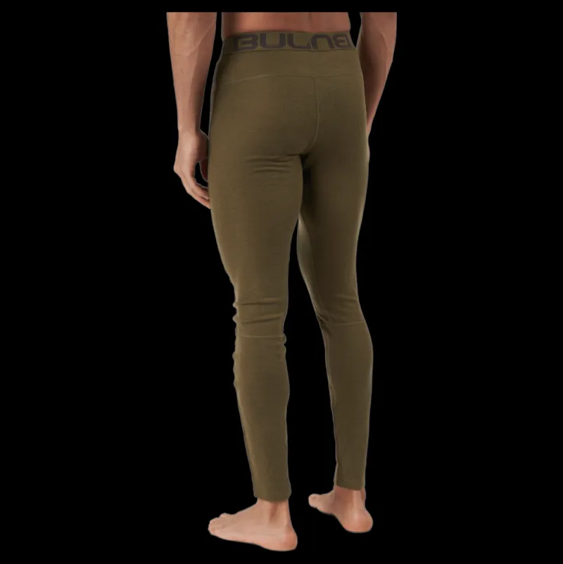 Best Bula Geo Merino Wool Pants Moss Grå