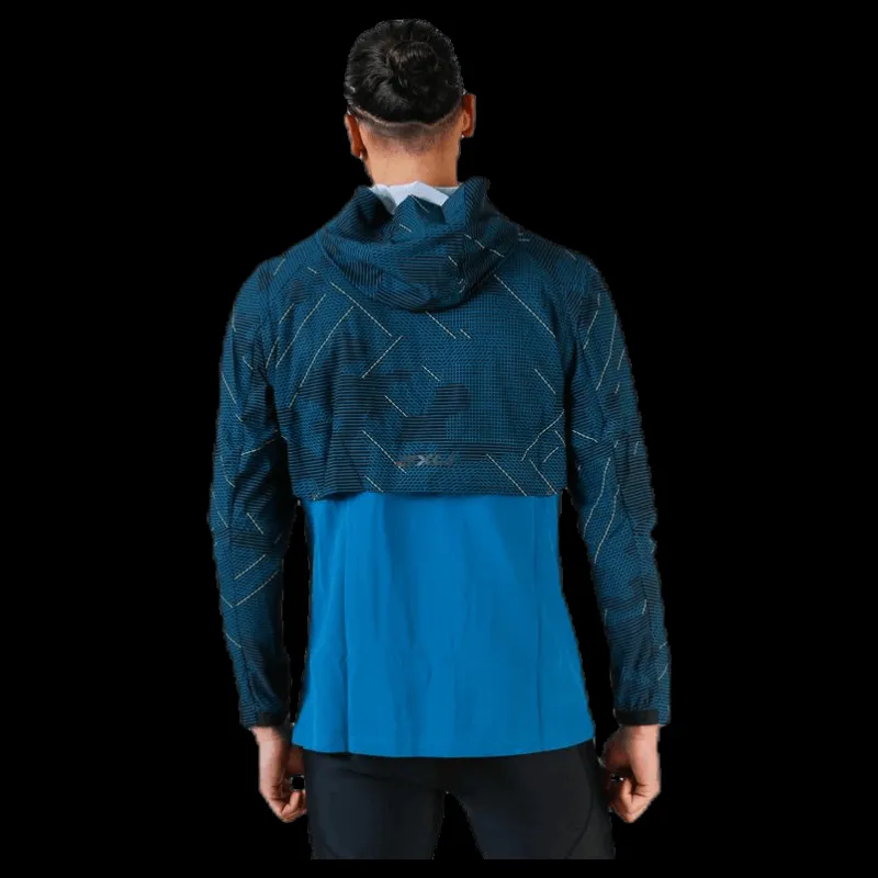 2XU GHST Woven 2 In 1 Jacket Patterned Mönstrad Clearance